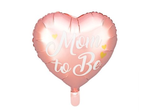 Balon foliowy Partydeco Mom to Be, 35cm 14cal (FB92-081) Partydeco