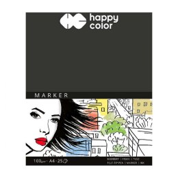 Blok artystyczny Happy Color do markerów A4 100g 25k (HA 3710 2030-A25) Happy Color