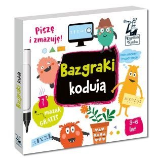 Książeczka edukacyjna Kapitan Nauka Bazgraki kodują Kapitan Nauka