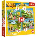 Puzzle Trefl Pszczółka Maja 4w1 el. (34356) Trefl