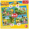 Puzzle Trefl Pszczółka Maja 4w1 el. (34356) Trefl