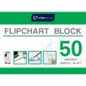 Blok do tablic flipchart Interdruk 50k. 80g czysty [mm:] 1000x640 (FLI50) Interdruk