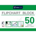 Blok do tablic flipchart Interdruk 50k. 80g czysty [mm:] 1000x640 (FLI50) Interdruk