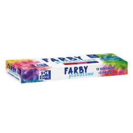 Farby plakatowe Oxford kolor: mix 20ml 12 kolor. (400167100) Oxford