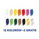 Farby plakatowe Oxford kolor: mix 20ml 12+2 kolor. (400167100) Oxford