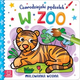 Książeczka edukacyjna Czarodziejski pędzelek. W zoo... Malowanka wodna Aksjomat Aksjomat