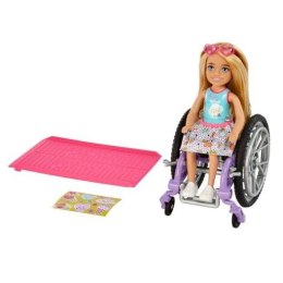 Lalka Chelsea na wózku, blond Barbie (HGP12) Barbie
