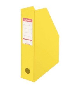Pojemnik na dokumenty pionowy Vivida A4 żółty PVC PCW [mm:] 72x318x 242 Esselte (56001) Esselte