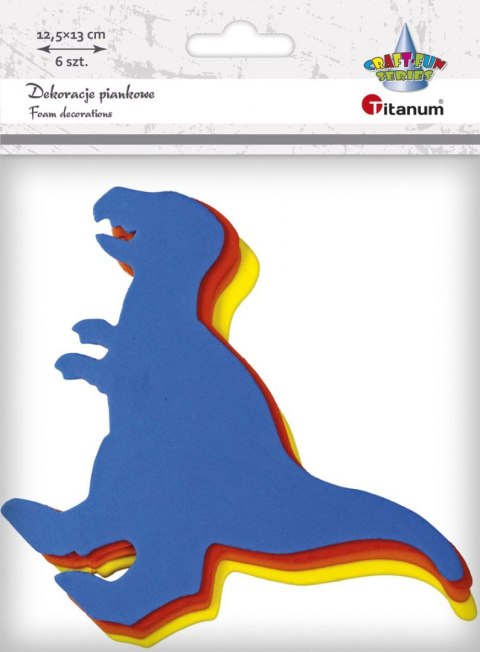 Ozdoba piankowa Titanum Craft-Fun Series dinozaur Tyrannosaurus Rex (21TX-092809) Titanum