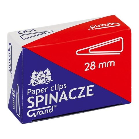 Spinacz trójkątny Grand 28mm 100 szt Grand