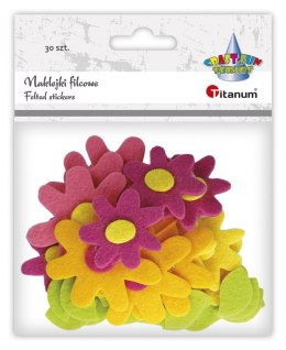 Naklejka (nalepka) Craft-Fun Series filcowe 3D kwiaty Titanum (7533) Titanum