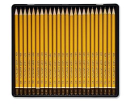 Ołówek techniczny Koh-I-Noor 8B-10H w metalowym pudełku 24 szt. (1504) Koh-I-Noor