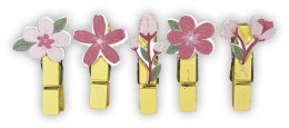 Ozdoba drewniana Titanum Craft-Fun Series klamerki Kwiatki (MTCR-WDC966) Titanum