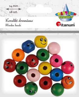 Ozdoba drewniana Titanum Craft-Fun Series koraliki (22TH401-6) Titanum