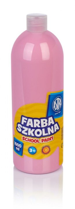 Farby plakatowe Astra szkolne kolor: różowy jasny 1000ml 1 kolor. Astra