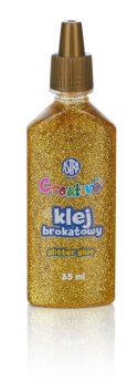 Klej w tubie Astra Creativo brokatowy złoty srebrny 35ml (332118001) Astra Creativo