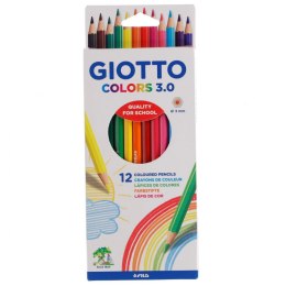 Kredki ołówkowe Giotto Colors 3.0 12 kol. (276600) Giotto