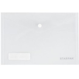 Teczka plastikowa na guzik Office A4 przezroczysty Starpak (391911) Starpak