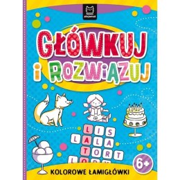 Książeczka edukacyjna Aksjomat Główkuj i rozwiązuj. Kolorowe łamigłówki 6+ Aksjomat