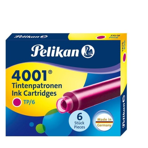 Naboje krótkie Pelikan TP/6 321075 różowy (100435993) Pelikan