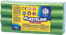 Plastelina Astra 1 kol. zielona jasna 1000g Astra