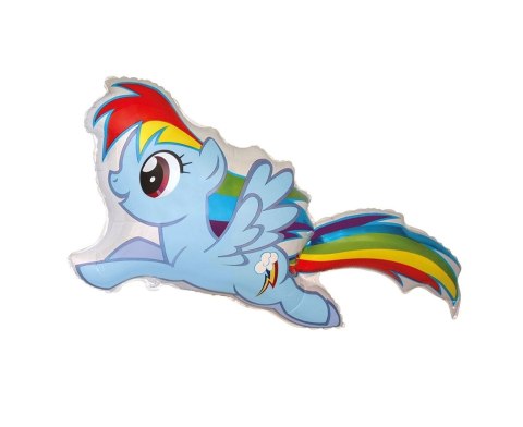 Balon foliowy Godan Kucyki: Rainbow Dash, pakowany 24cal (B901739) Godan