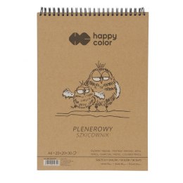 Blok artystyczny Happy Color Happy Color szkicownik A4 80g 70k (HA 3808 2030-P70) Happy Color