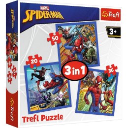 Puzzle Trefl Spiderman 3w1 3w1 el. (34841) Trefl