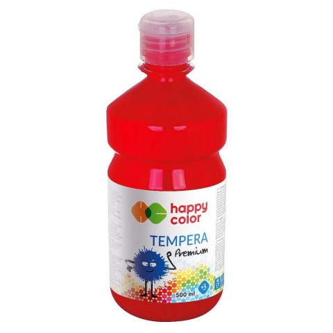 Farba tempera Happy Color kolor: czerwony ciemny 500ml 1 kolor. (HA 3310 0500-26) Happy Color