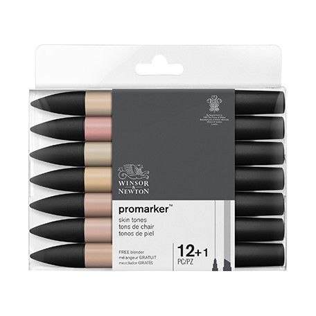 Marker specjalistyczny Winsor zestaw 12+1 skin tones (0290172) Winsor