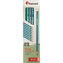 Ołówek Titanum bez gumki 5B 5B (AS034B) Titanum