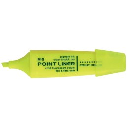 Zakreślacz Point Liner AHM21572 M&G zapachowy ścięta końcówka 1-4 mm żółty M&G