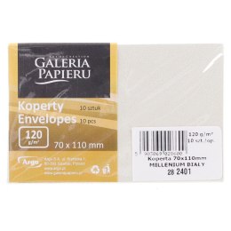 Koperta Galeria Papieru millenium biały [mm:] 70x110 (282401) 10 sztuk Galeria Papieru