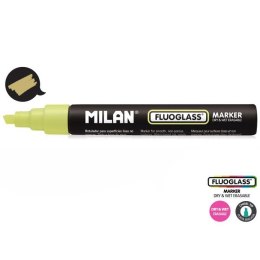 Marker specjalistyczny Milan do szyb fluo, żółty 2,0-4,0mm ścięta końcówka (591292012) Milan
