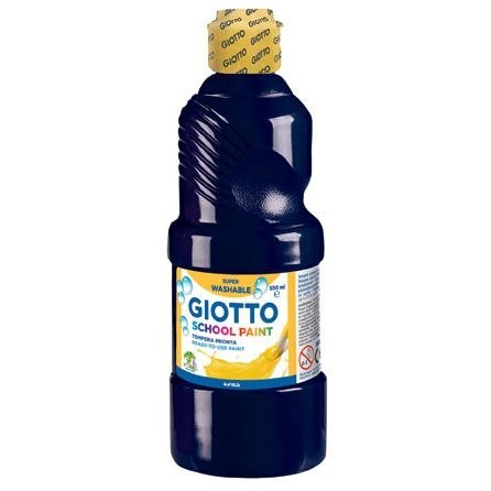 Farba tempera Giotto kolor: czarny 500ml (535324) Giotto