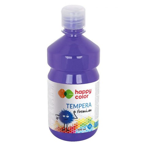 Farba tempera Happy Color kolor: fioletowy 500ml 1 kolor. (HA 3310 0500-61) Happy Color