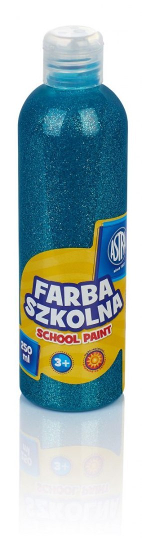 Farby plakatowe Astra szkolne kolor: turkusowy 250ml 1 kolor. Astra