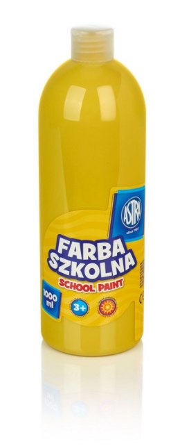 Farby plakatowe Astra szkolne kolor: żółty 1000ml 1 kolor. Astra