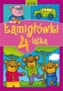 Książeczka edukacyjna Literka Łamigłówki 4-latka Literka