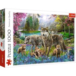 Puzzle Trefl Wilcza rodzina 1000 el. (10558) Trefl