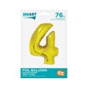 Balon foliowy Godan Smart cyfra 4 złota 76cm (CH-SZL4) Godan