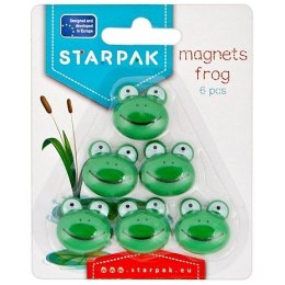 Magnes Starpak żabki zielone śr. 25mm (438889) 6 sztuk Starpak