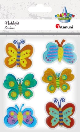 Naklejka (nalepka) Craft-Fun Series foliowa motyle Titanum (BLY01) Titanum
