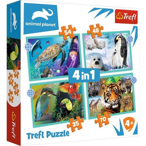 Puzzle Trefl 4w1 el. (34382) Trefl