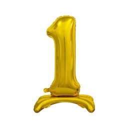 Balon gumowy Godan Beauty&Charm cyfra stojąca złota złota (BC-ASZ1) Godan