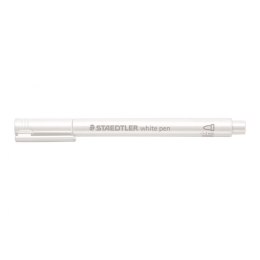 Marker permanentny Staedtler metaliczny, biały 1-2mm okrągła końcówka (8323-0) Staedtler