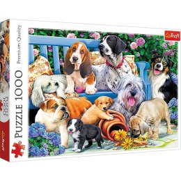 Puzzle Trefl Psy w ogrodzie 1000 el. (10556) Trefl