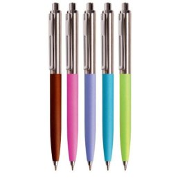 Długopis wielkopojemny Cresco Reporter Pastel 5907464218468 niebieskie 1,0mm (290051) Cresco