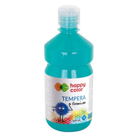 Farba tempera Happy Color kolor: turkusowy 500ml 1 kolor. (HA 3310 0500-39) Happy Color