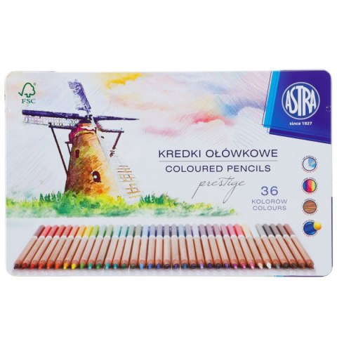 Kredki ołówkowe Astra 36 kol. (312117003) Astra